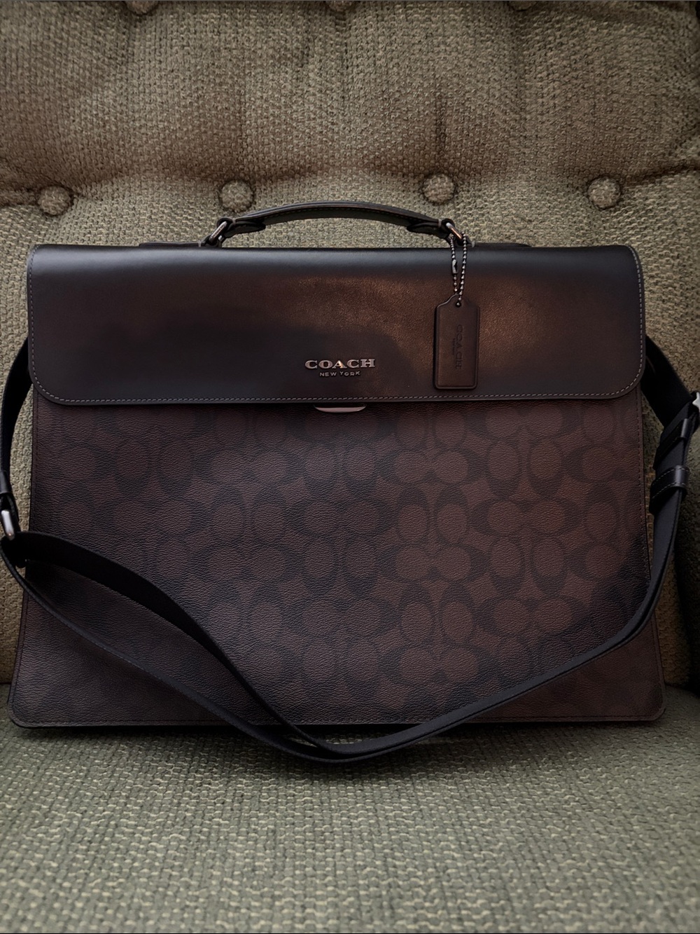 Coach Graham Flap Brief-Laptop or Briefcase